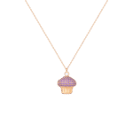 Candy Summer Cupcake Diamond Necklace