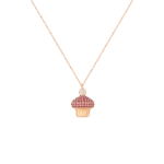 Candy Summer Cupcake Diamond Necklace
