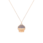 Candy Summer Cupcake Diamond Necklace