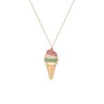 Candy Ice-cream Diamond Necklace