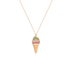 Candy Ice-cream Diamond Necklace