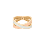Daily Dazzle Summer Gold Ring with Enamel