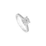Solitaire Diamond Engagement Ring