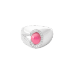 Daily Dazzle Diamond Ring with Ruby