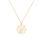 Spider Web Gold Necklace