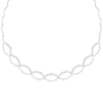 Waves Bridal Collection Diamond Necklace