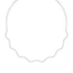 Waves Bridal Collection Diamond Necklace