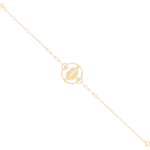 Lips Gold Bracelet