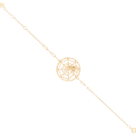 Spider Web Gold Bracelet