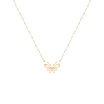 Butterfly Summer Gold Necklace