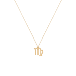Zodiac Virgo Zodiac Gold Necklace
