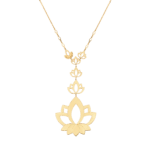 Lotus Gold Necklace