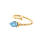 Daily Dazzle Summer Gold Ring with colored stone