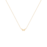 Butterfly Summer Gold Necklace
