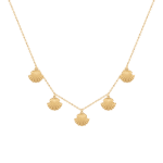 Daily Dazzle Summer Seashell Gold Necklace