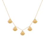 Daily Dazzle Summer Seashell Gold Necklace
