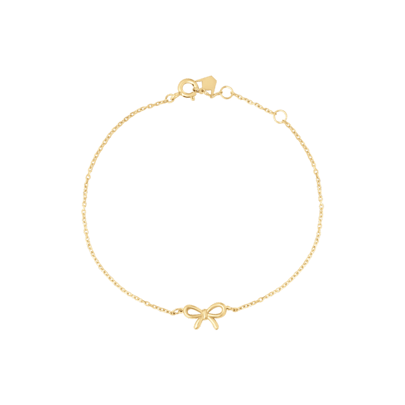 Kids gold jewelry, Ruban Kids Collection Gold Anklet