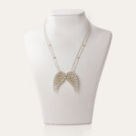 Fairy Taile Diamond Necklace Wings with Marquise - Image 3