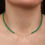 Daily Dazzle Gold Necklace with Colored Beads - Image 2