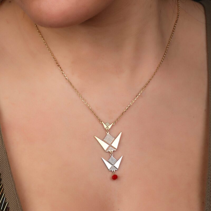 Emblem Gold Necklace - Image 2