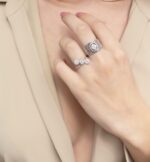 Classic Diamond Ring with Marquise - Image 2