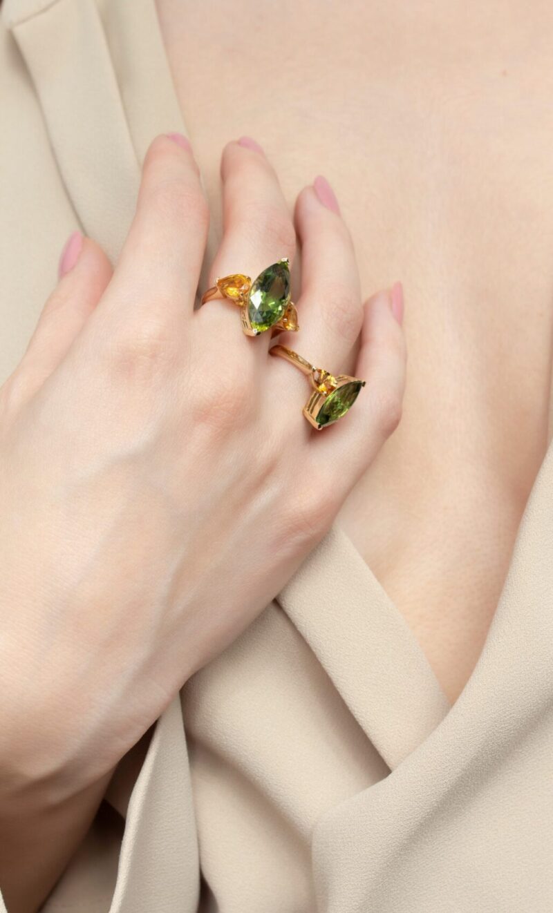 Daily Dazzle Ring with Precious Stones - Image 2