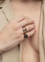Classic Fancy Black Diamond Ring - Image 2