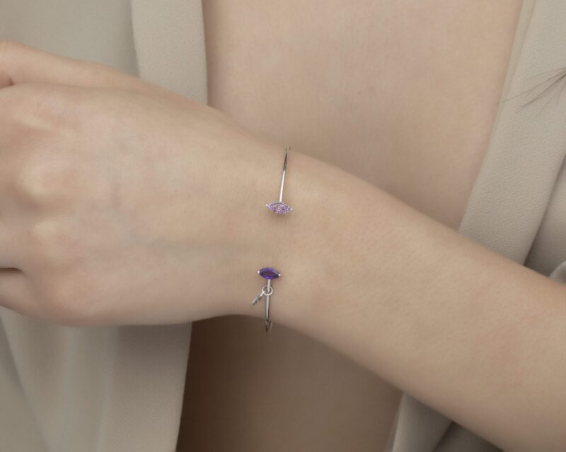 Daily Dazzle Bracelet With Colored Stones - Image 2