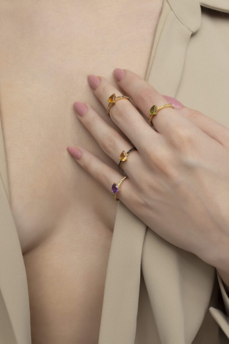 Daily Dazzle Ring with Precious Colors - Image 2