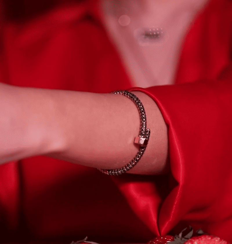 Screw Black Diamond Bracelet - Image 2