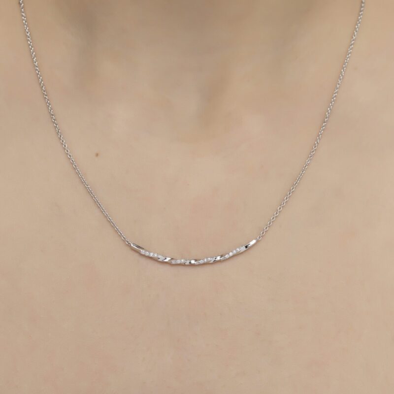 Classic Diamond Necklace - Image 2