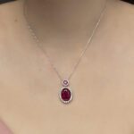 Daily Dazzle Diamond Necklace with Colored Stones - Image 2