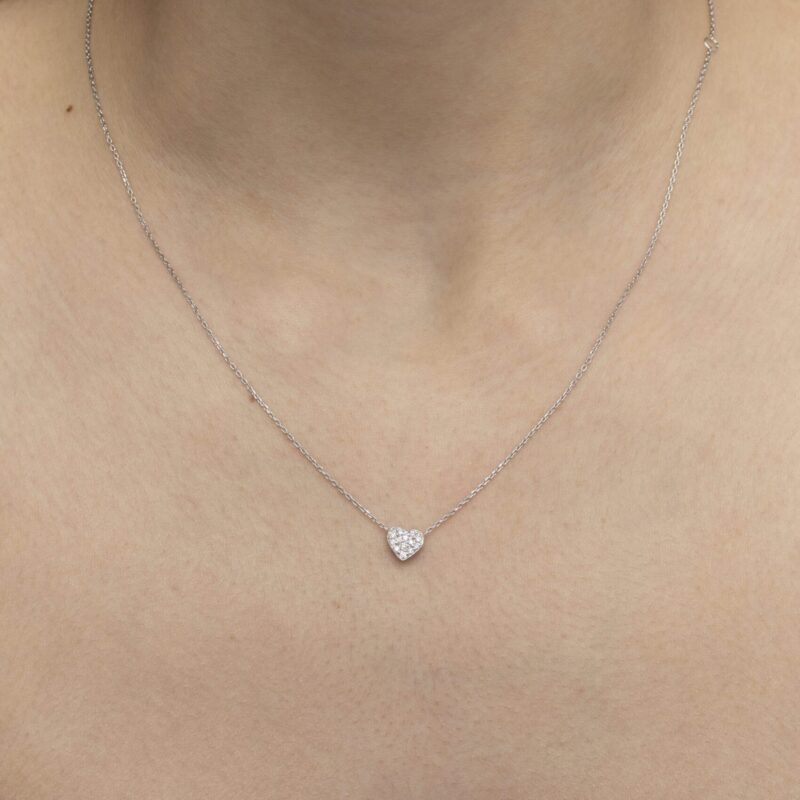 Daily Dazzle Diamond Heart Necklace - Image 2