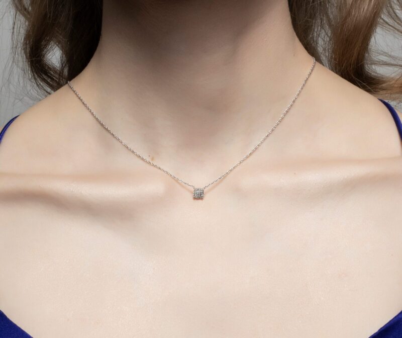 Classic Diamond Necklace - Image 2