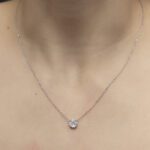 Classic Diamond Necklace with Marquise and Princess - Image 2