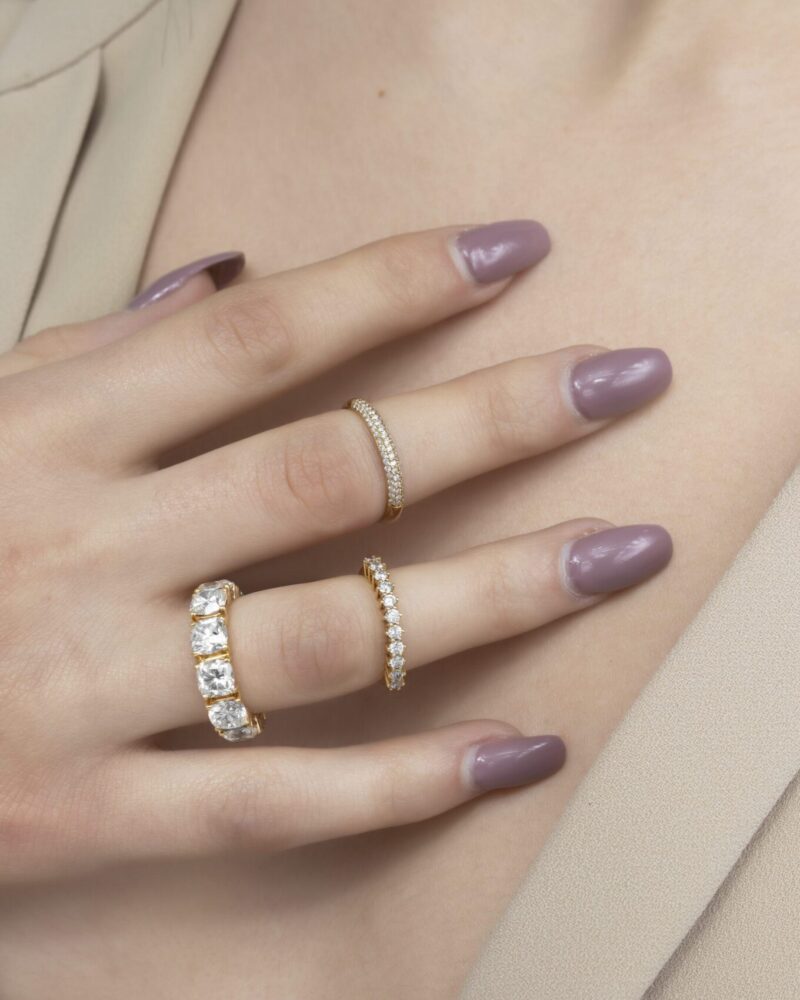 Wedding Band Diamond Ring - Image 2
