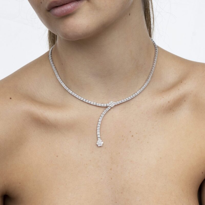 Bridal Diamond Necklace - Image 2