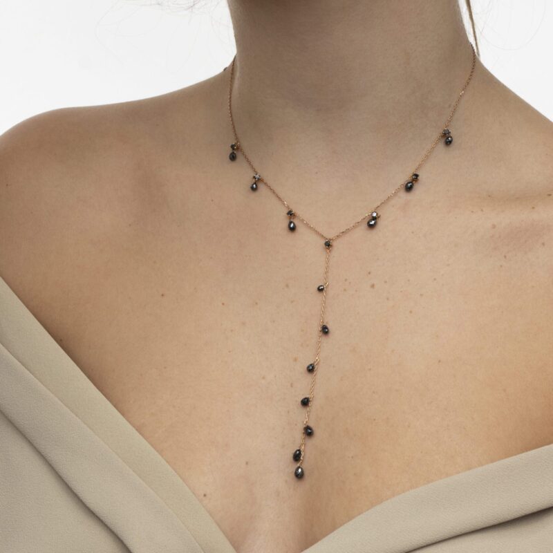 Daily Dazzle Fancy Black Diamond Necklace - Image 3