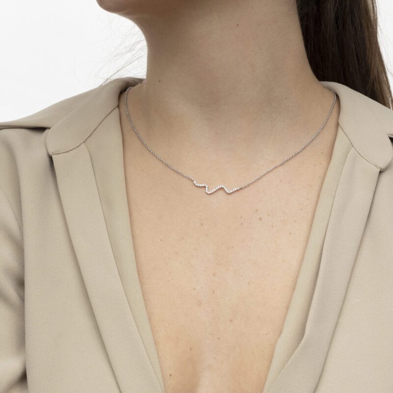 Classic Diamond Necklace - Image 2