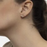 Classic Diamond Earrings - Image 3