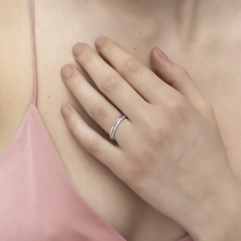 Wedding Band Diamond Ring - Image 2