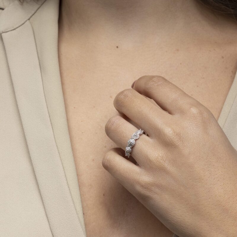 Wedding Band Diamond Ring - Image 2