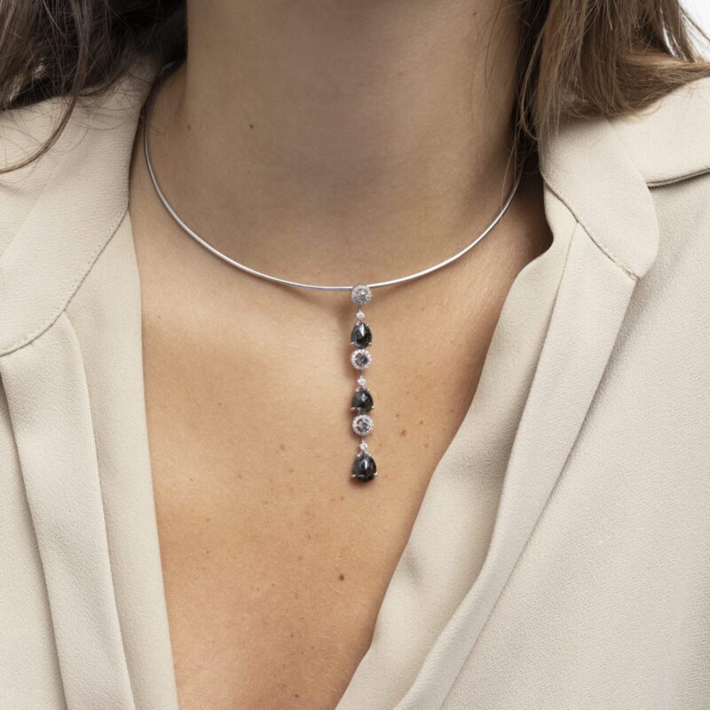 Daily Dazzle Diamond Necklace with Fancy Diamond - Image 2
