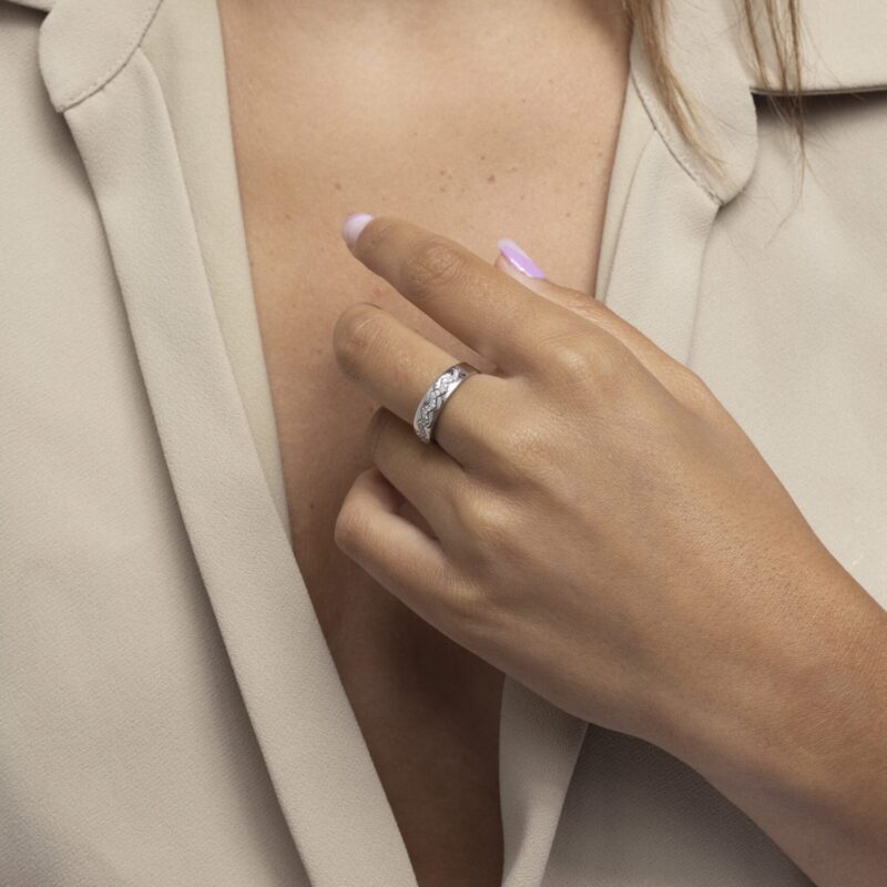 Wedding Band Diamond Ring - Image 2