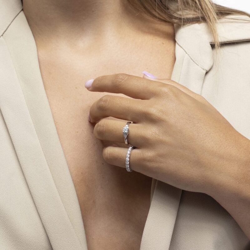 Solitaire Diamond Engagement Ring - Image 3