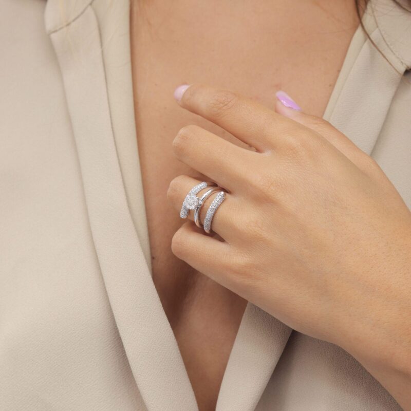 Solitaire Diamond Engagement Ring - Image 2