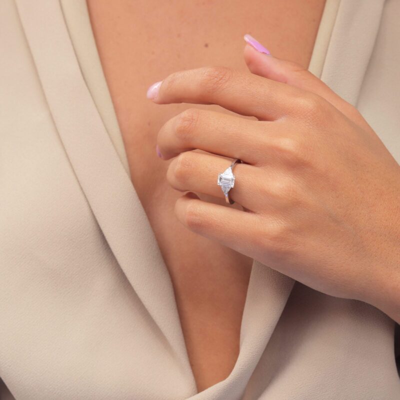 Solitaire Diamond Engagement Ring - Image 2