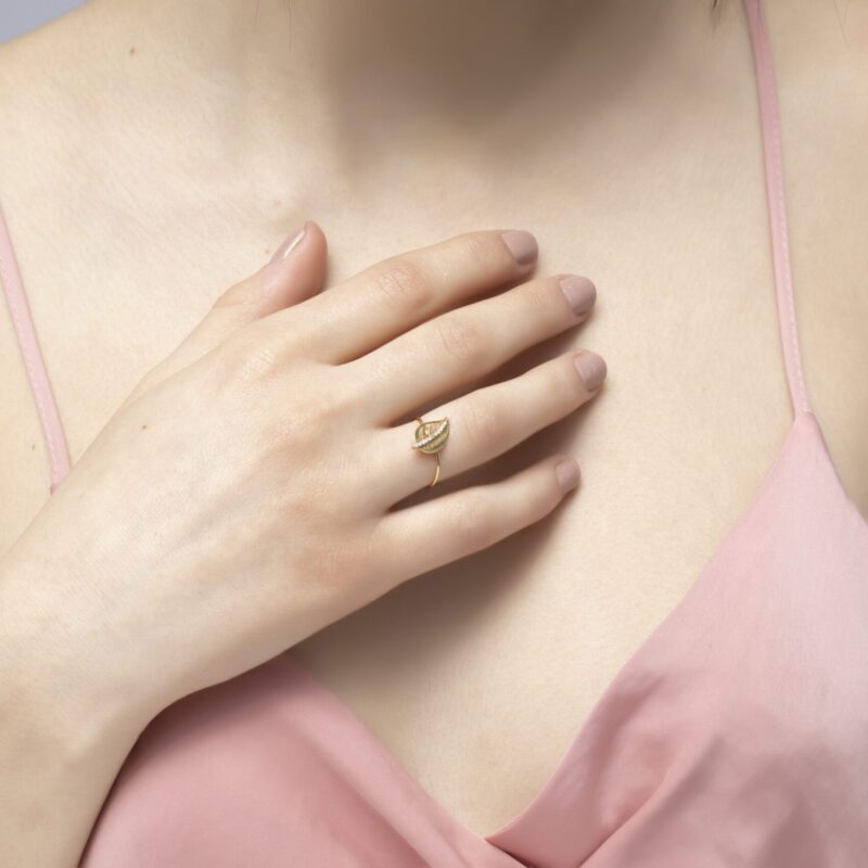 Leaves Diamond Ring - Image 2