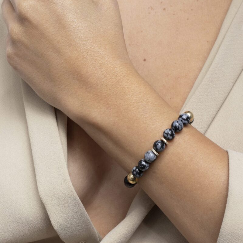 Daily Dazzle Diamond Bracelet with Precious Beads - Image 2