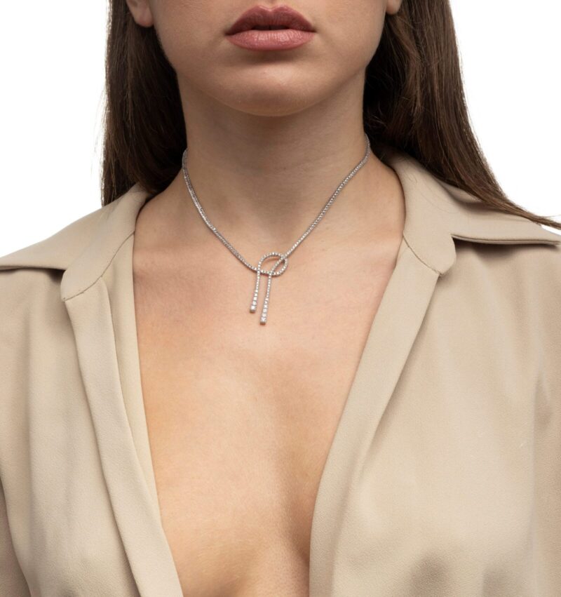 Bridal Diamond Necklace - Image 3